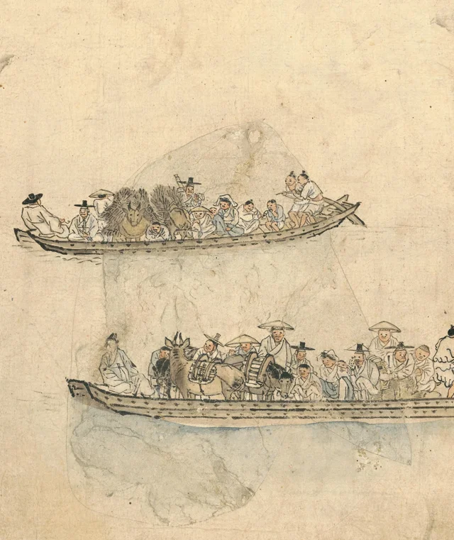 渡船, 金弘道