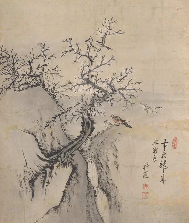 梅鳥図