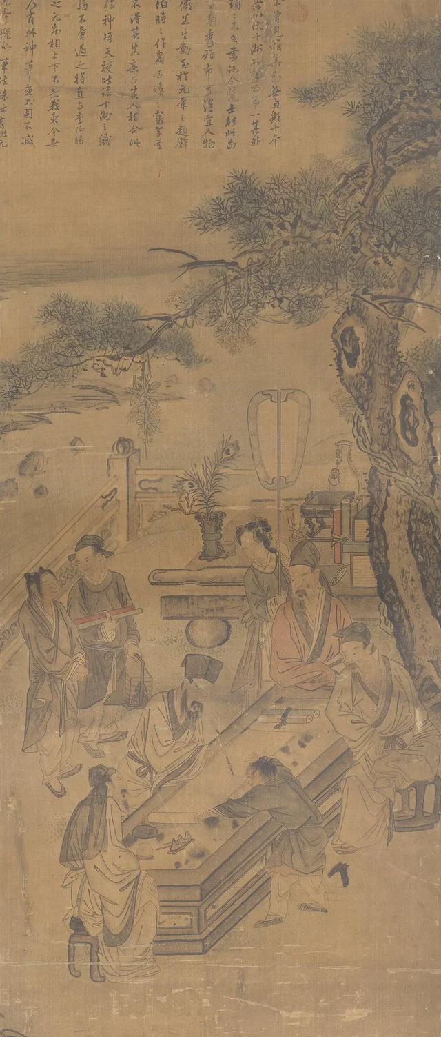 西園雅集図 第15図