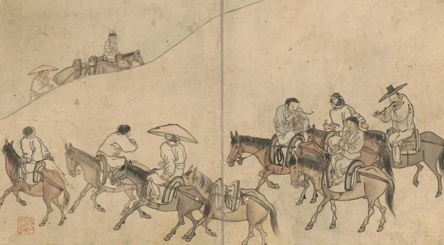 市場への道, 金弘道