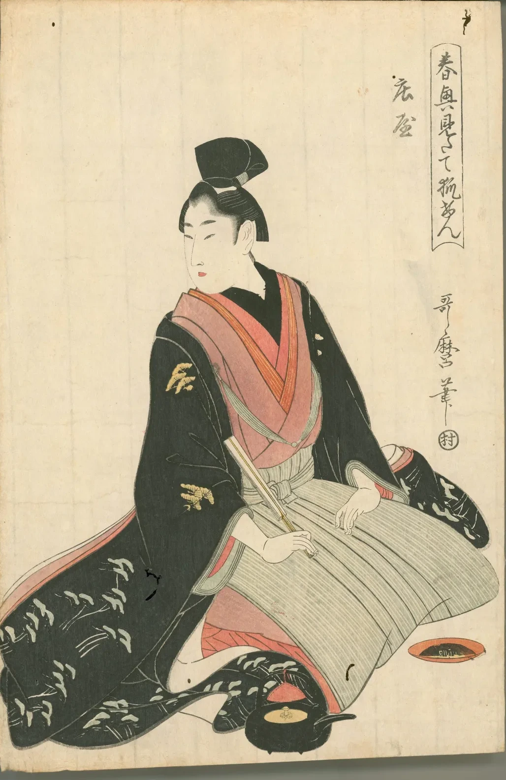 El jefe del pueblo, Kitagawa Utamaro