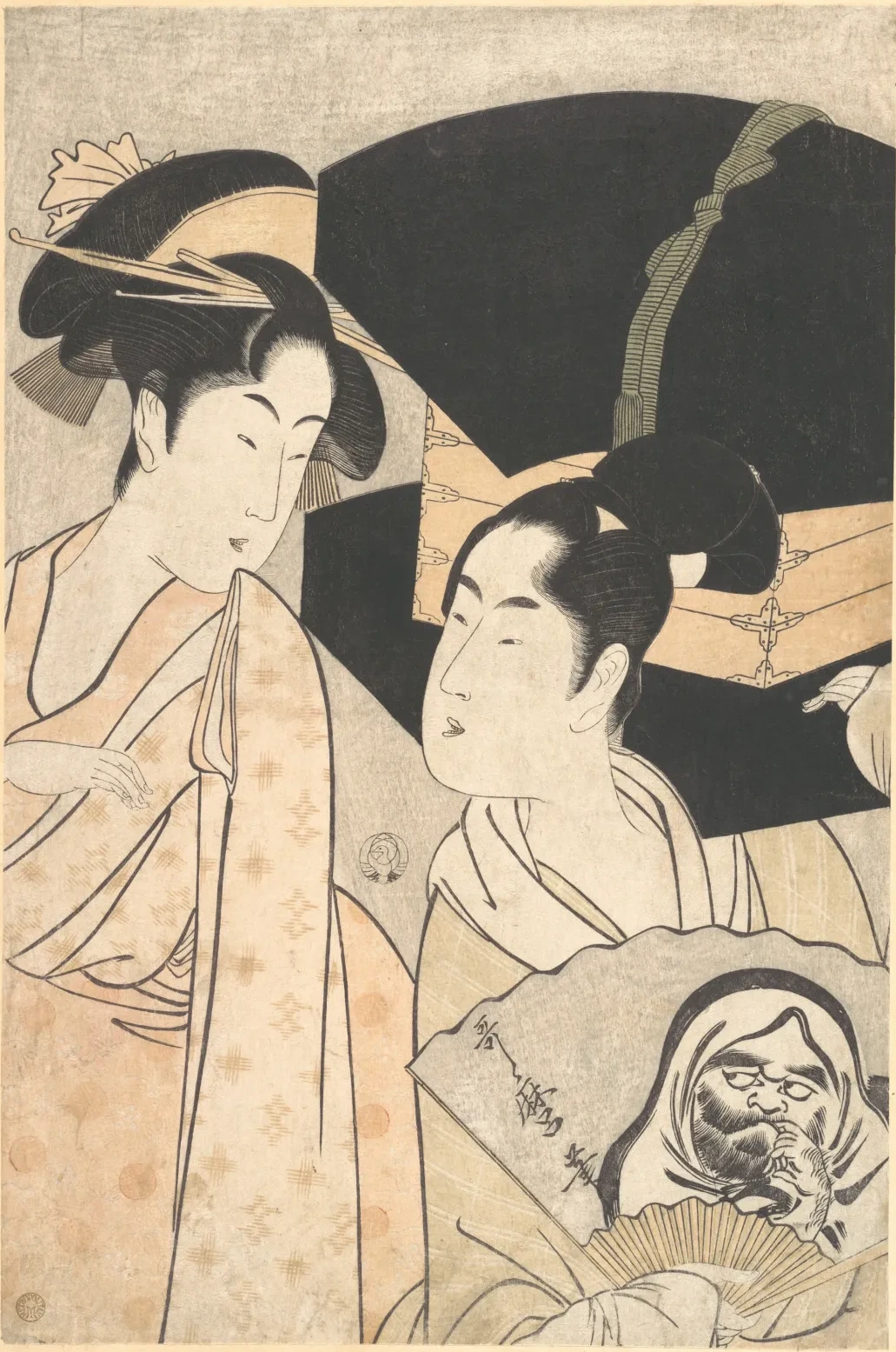 Le Marchand d'éventails, Kitagawa Utamaro