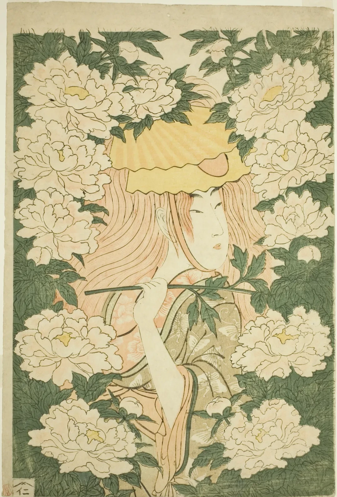 A ponte de pedra, Kitagawa Utamaro