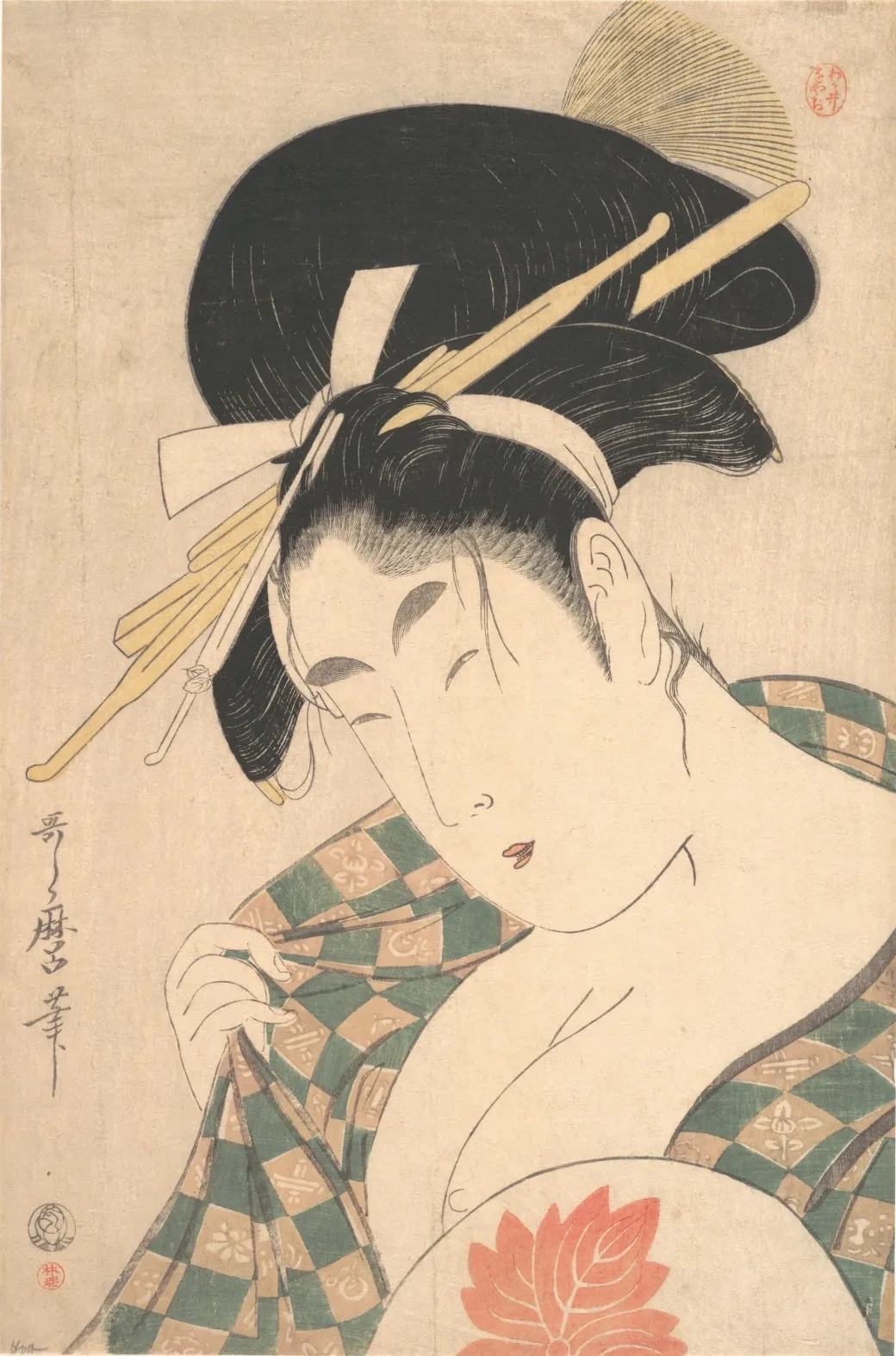 Une courtisane, Kitagawa Utamaro