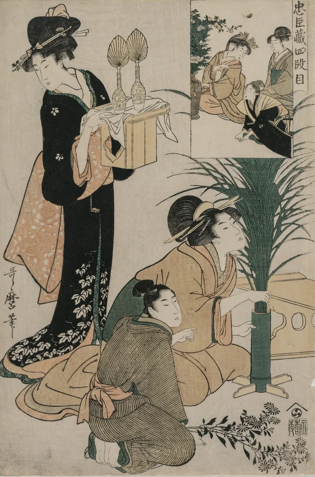 忠臣蔵四段目, 喜多川歌麿
