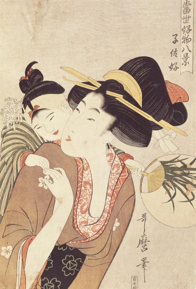 Fondness for Children, from the series Eight Views of Present-Day Favorites, Kitagawa Utamaro