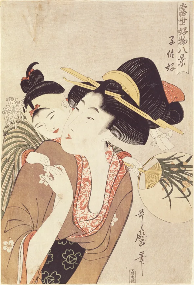 Fondness for Children, from the series Eight Views of Present-Day Favorites, Kitagawa Utamaro