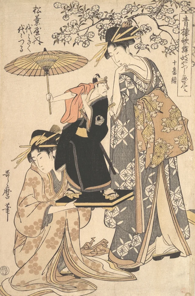 松葉屋代々菊, 喜多川歌麿