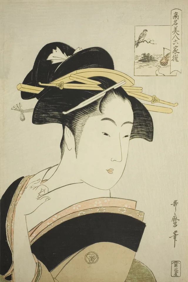 Takashima Ohisa, de la serie Bellezas famosas de las seis casas