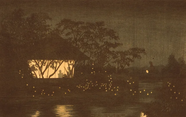 La rivière Koromo sous le temple Tennōji