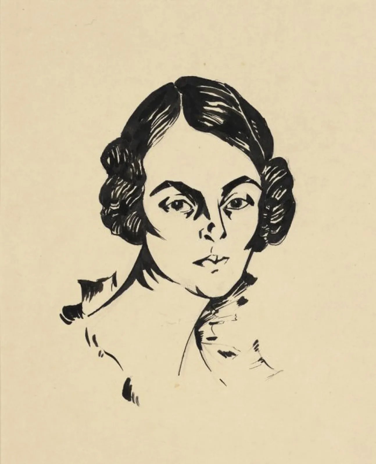 Aino Kallase portree, Konrad Mägi