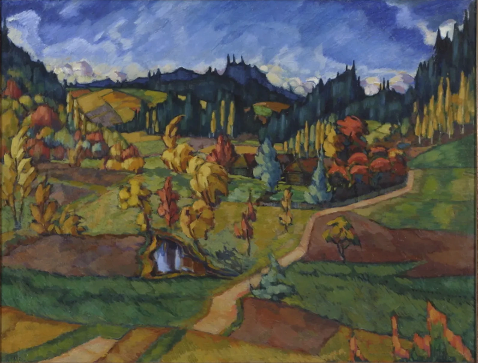 Paysage d'Estonie du Sud, Konrad Mägi