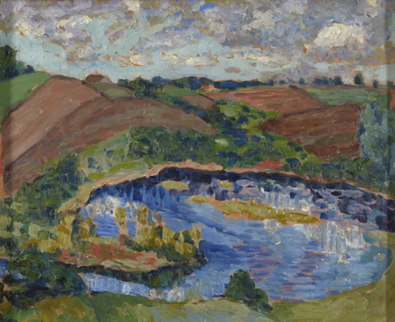 Paysage avec un lac, Konrad Mägi