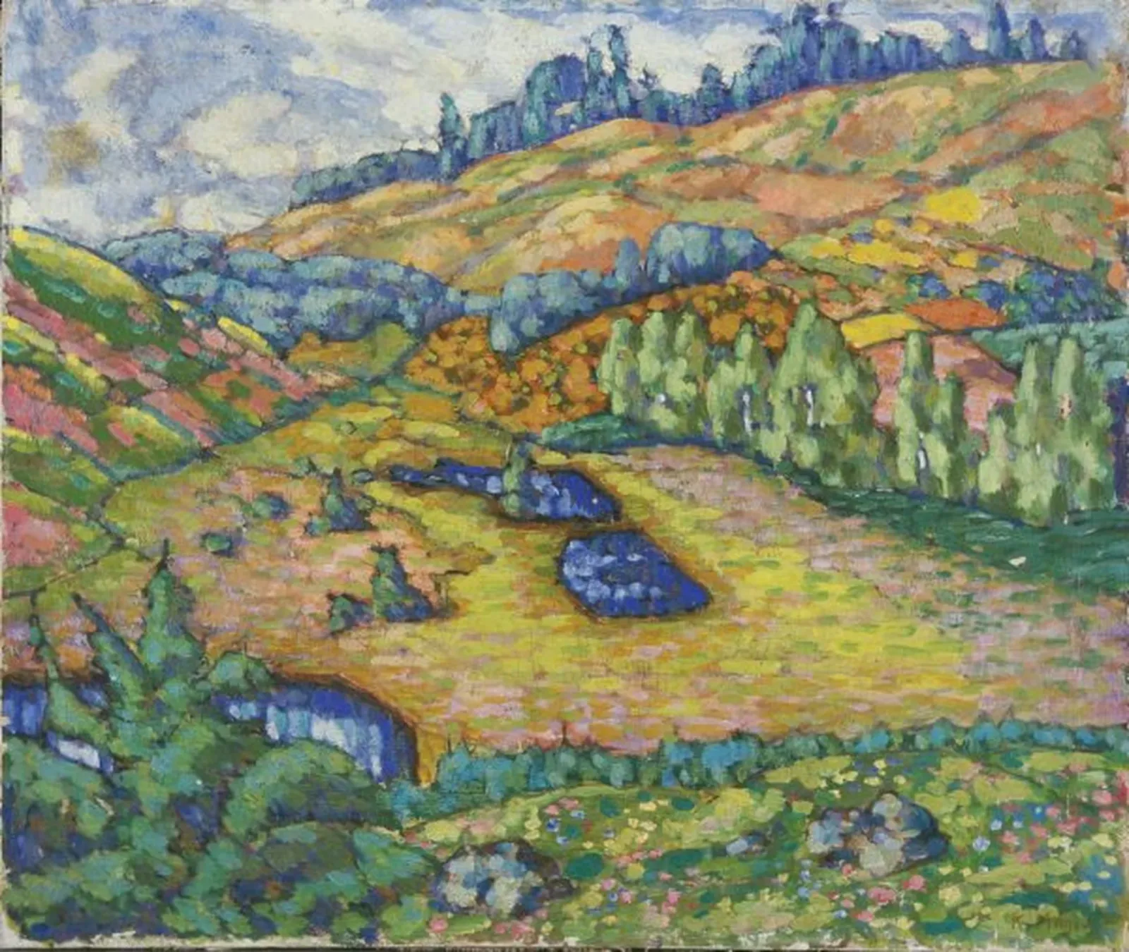 Paysage (Kasaritsa), Konrad Mägi