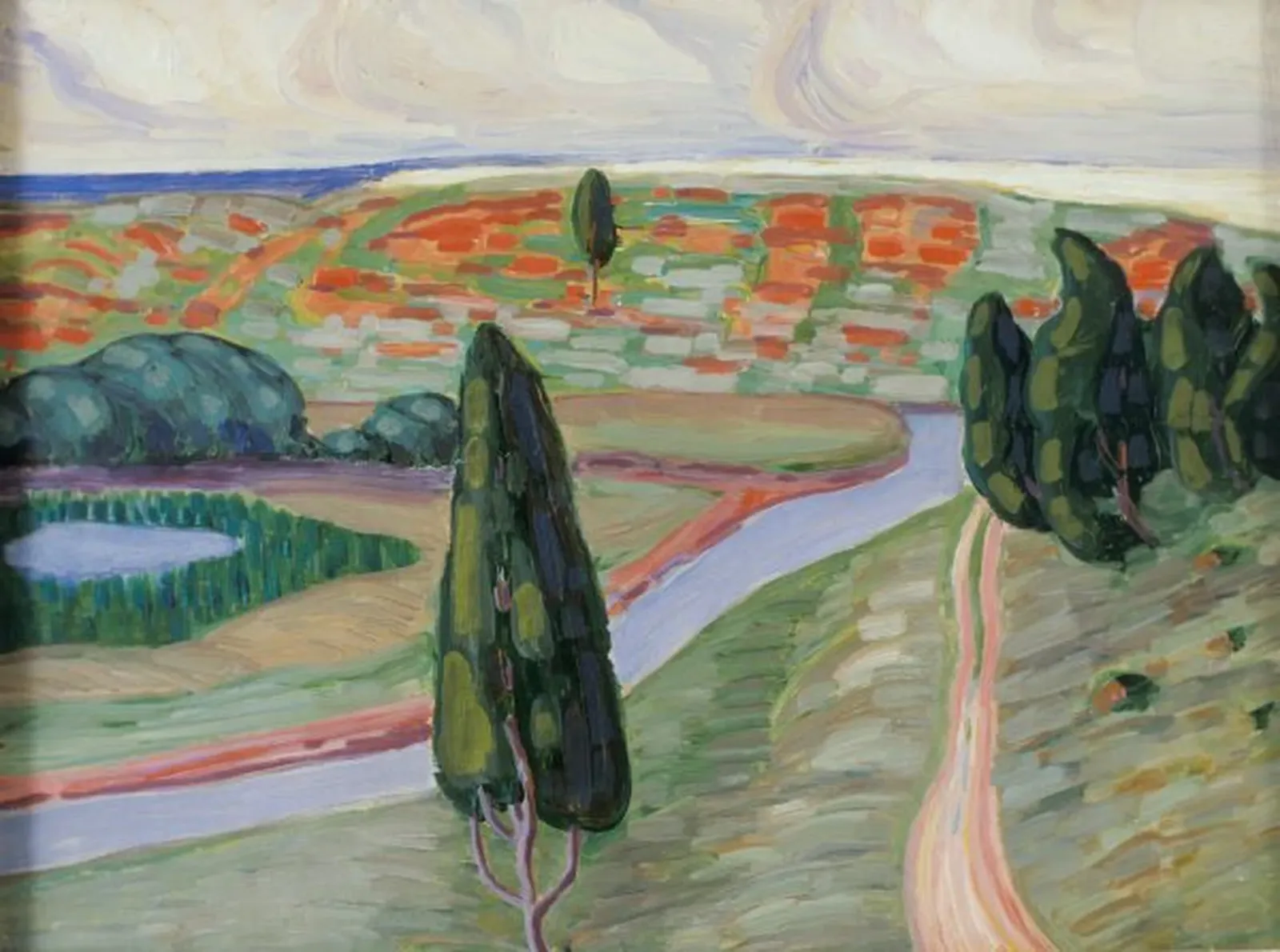 Étude de paysage, Konrad Mägi