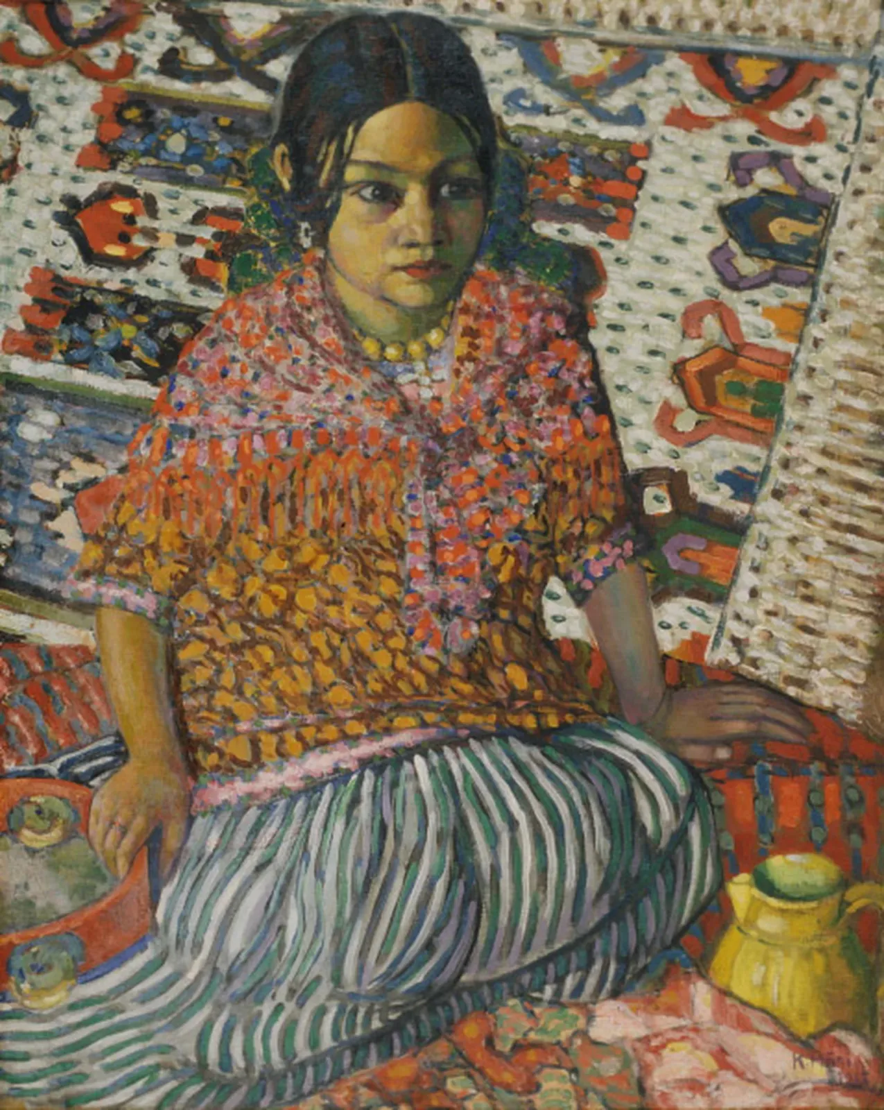 Jeune fille tsigane, Konrad Mägi