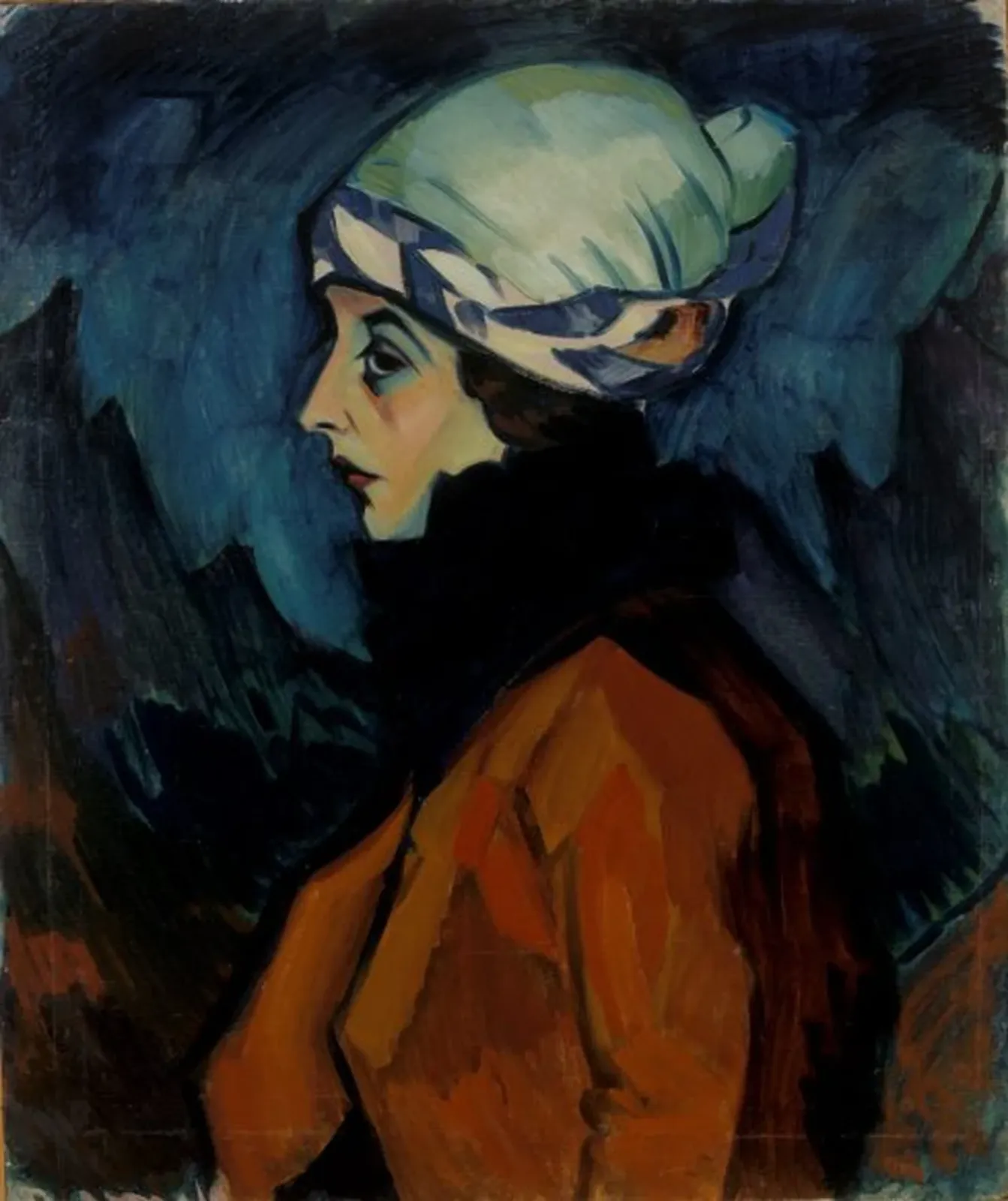 Naise portree, Konrad Mägi