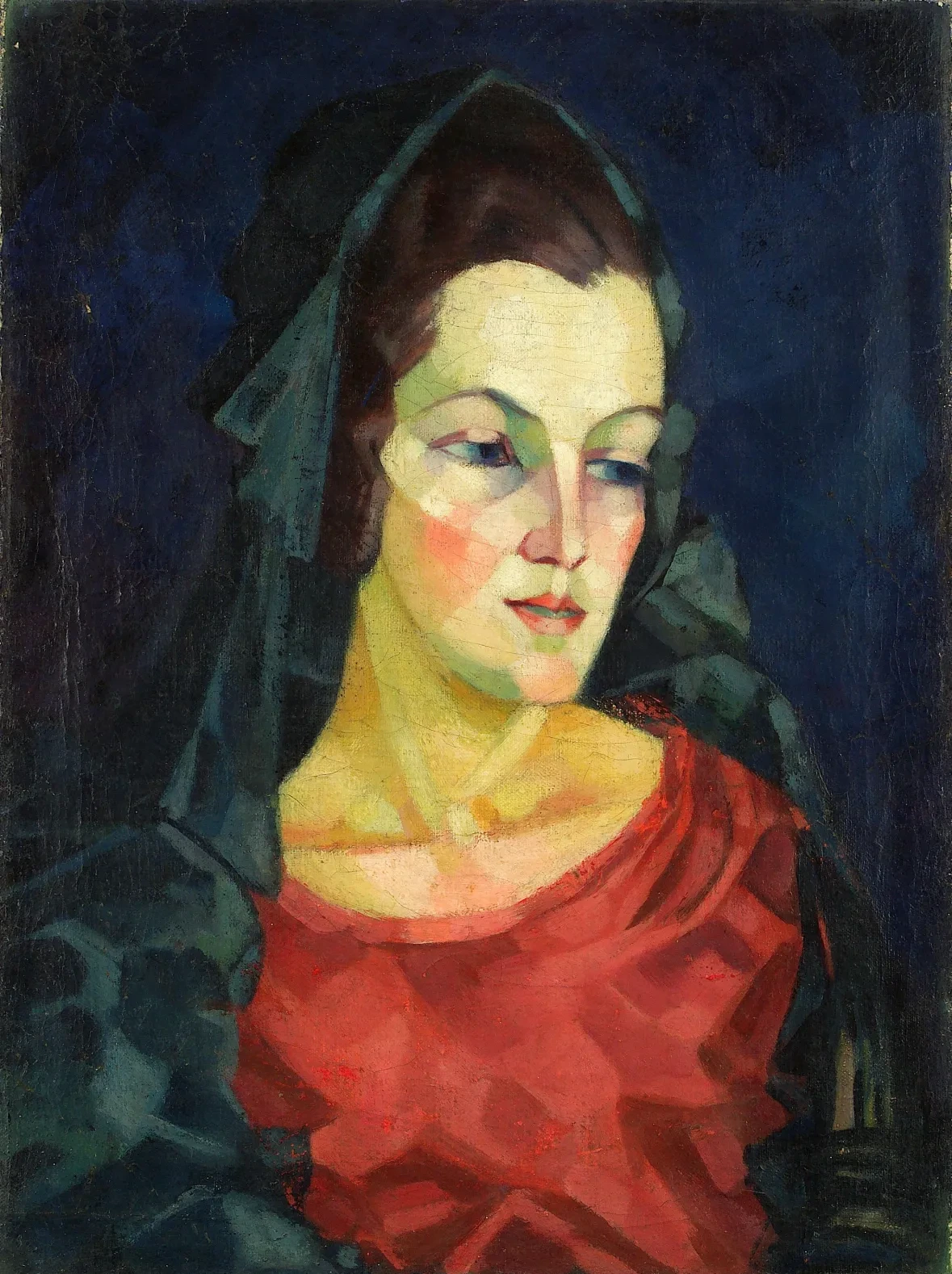 Portrait de femme (Ludmilla Allik), Konrad Mägi