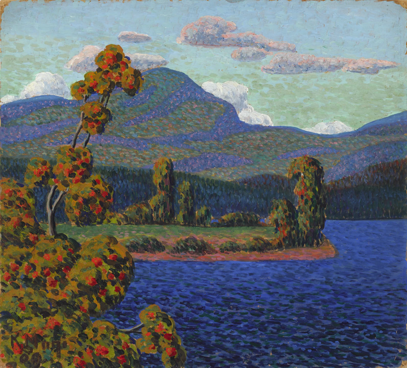 Paysage de Norvège, Konrad Mägi