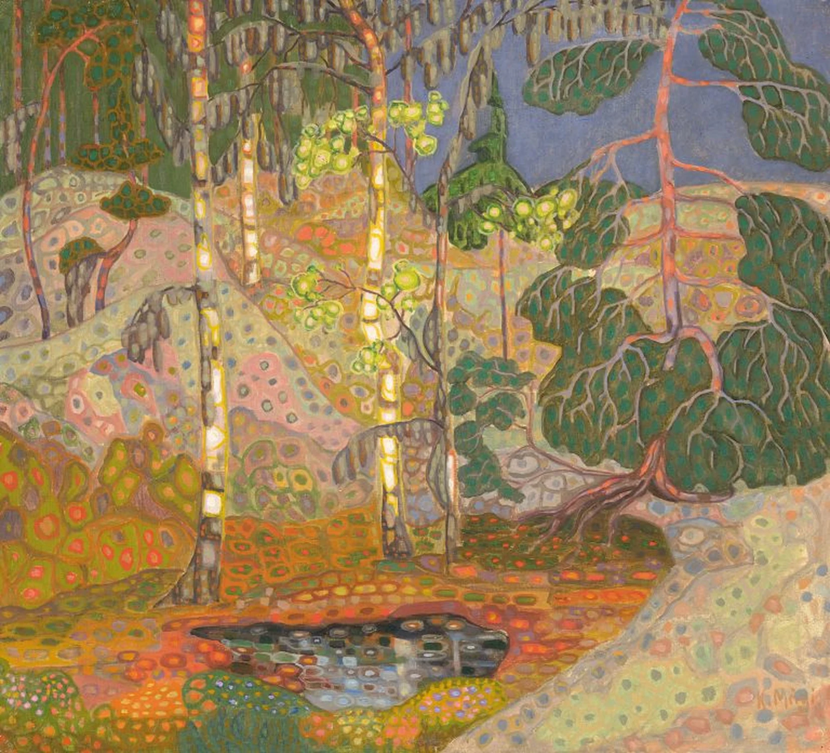 Paysage de Norvège, Konrad Mägi