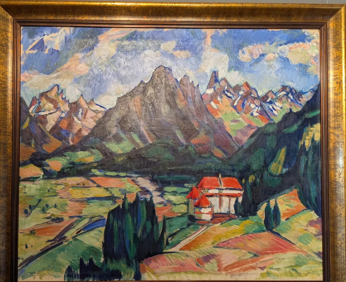 Paysage d'Obersdorf, Konrad Mägi