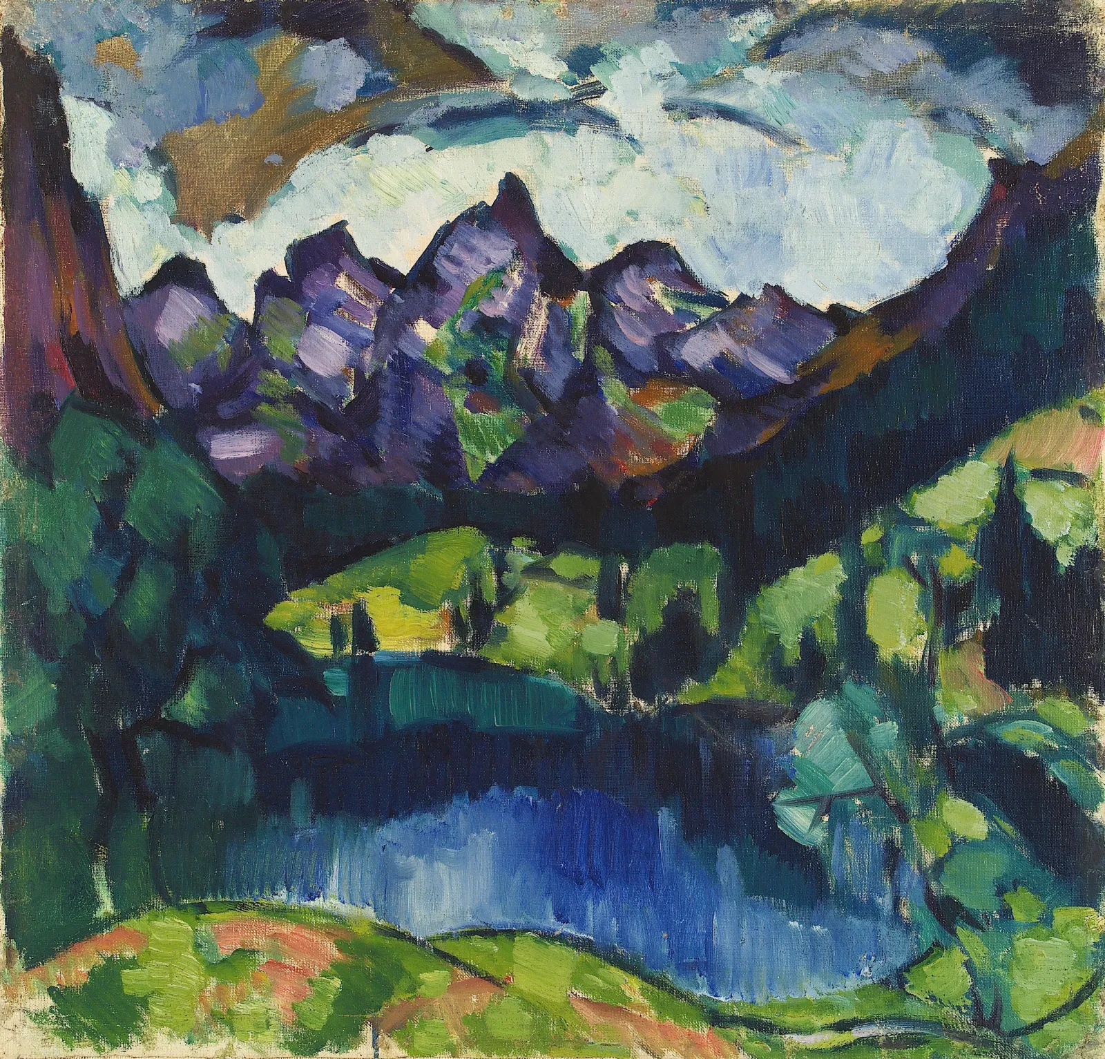 Paysage d'Obersdorf, Konrad Mägi