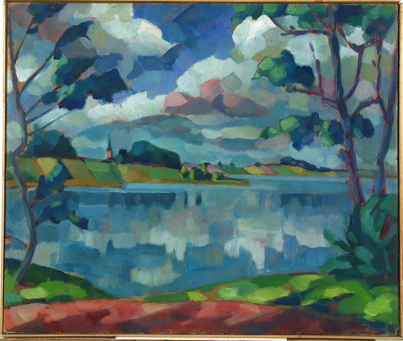 Saadjärv - l'église d'Äksi, Konrad Mägi