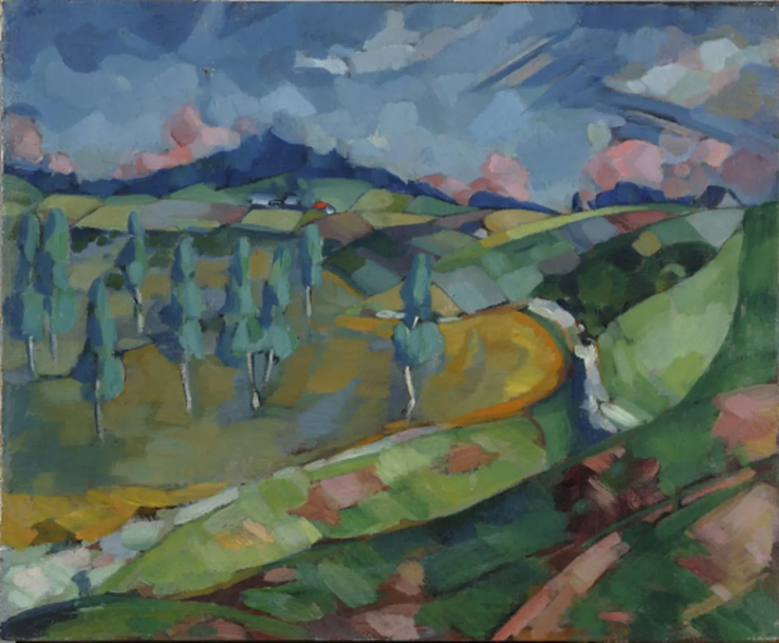 Paysage de Saadjärv I, Konrad Mägi