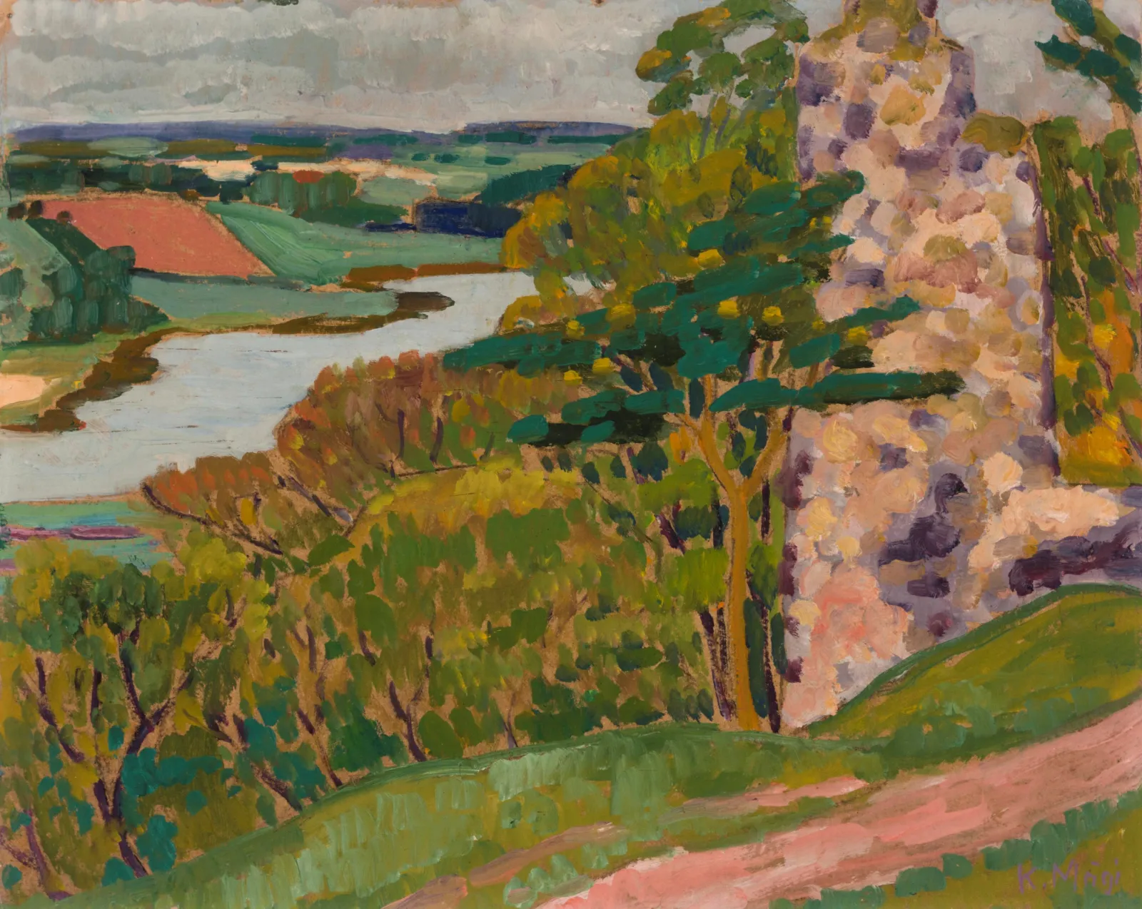Paysage d'automne, Konrad Mägi