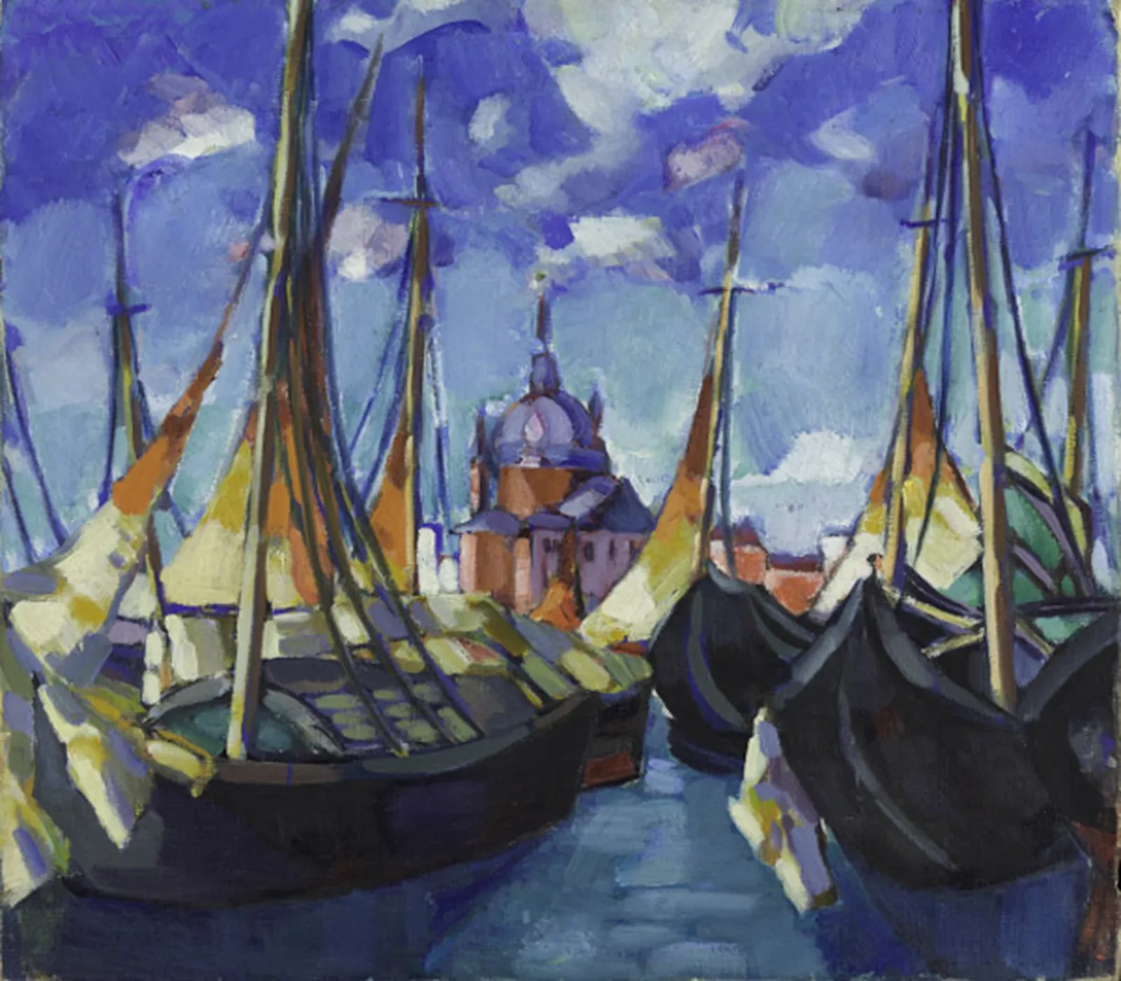Venise (Bateaux à Venise), Konrad Mägi