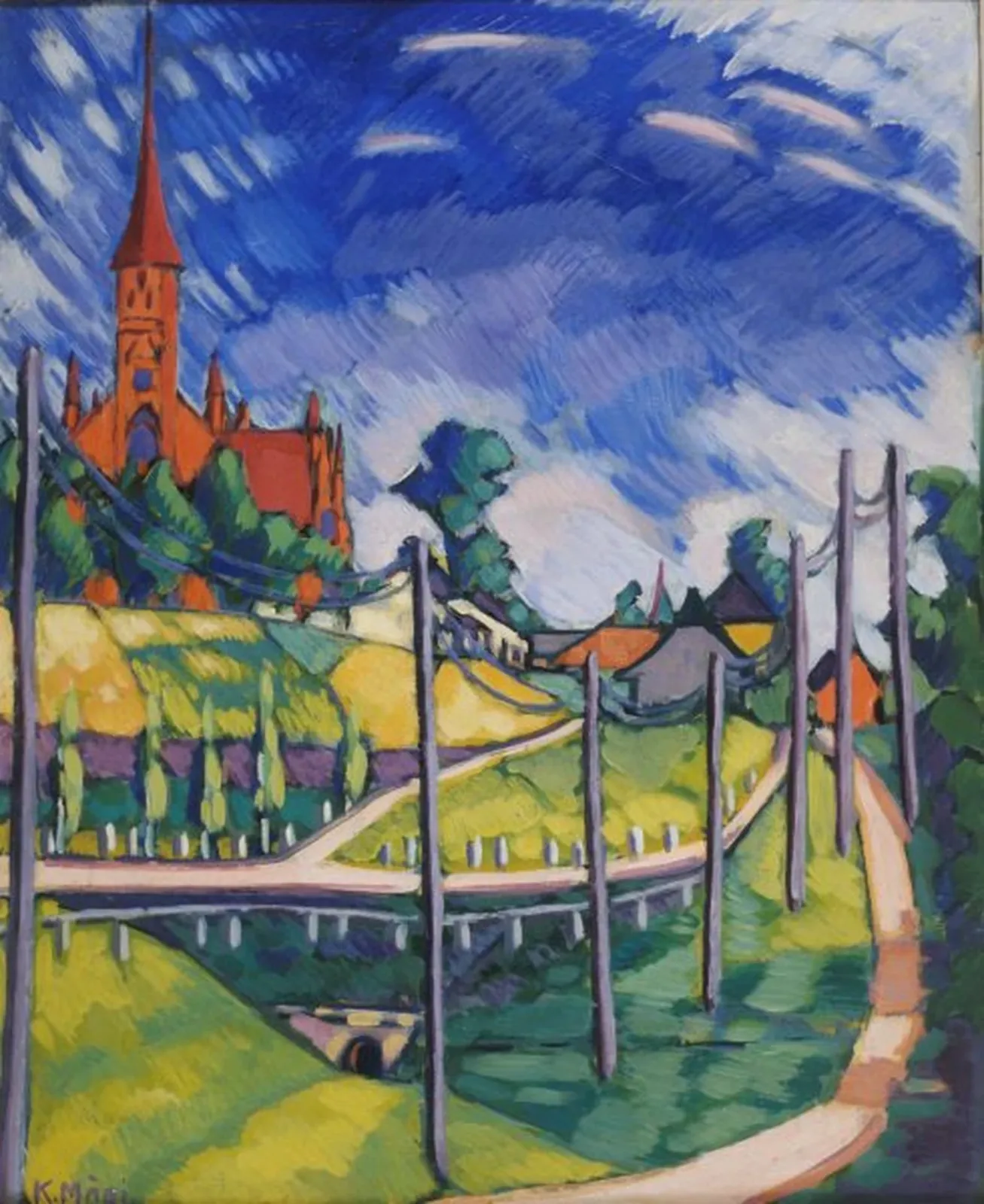 Viljandi motiiv, Konrad Mägi