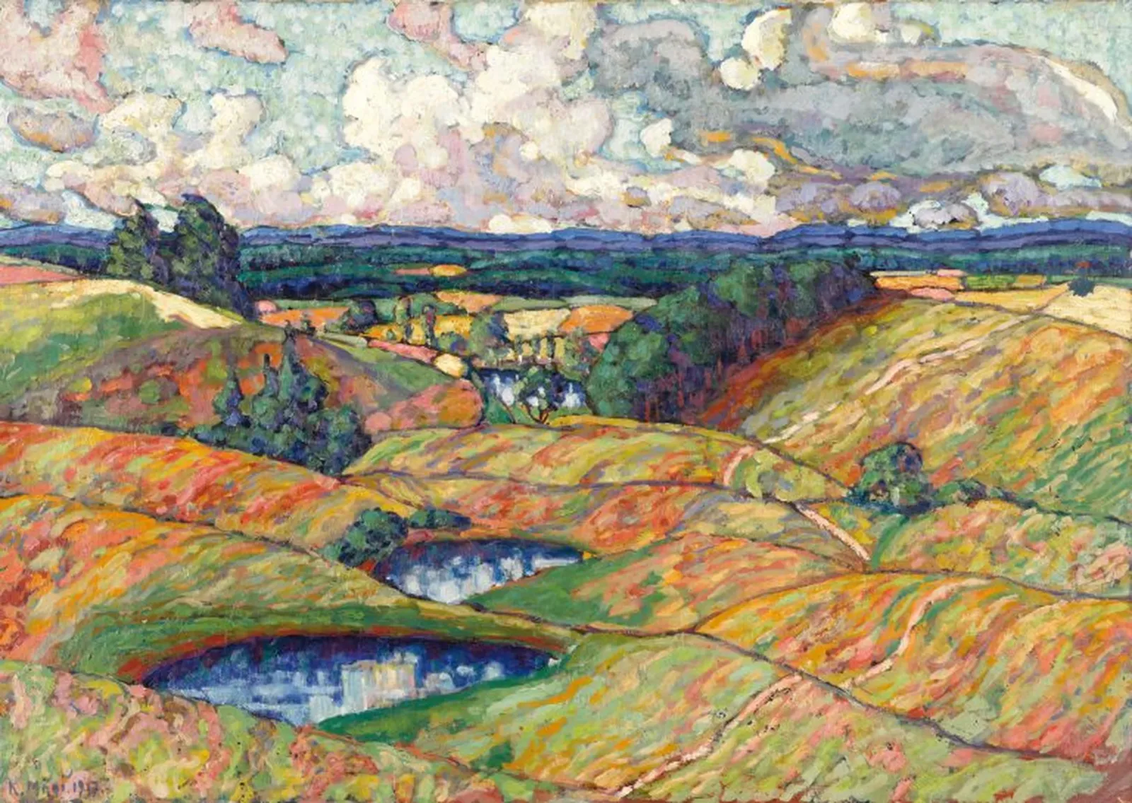 Paysage du Võrumaa, Konrad Mägi