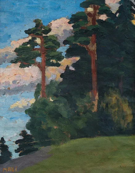 Ahvenamaa motiiv — Konrad Mägi
