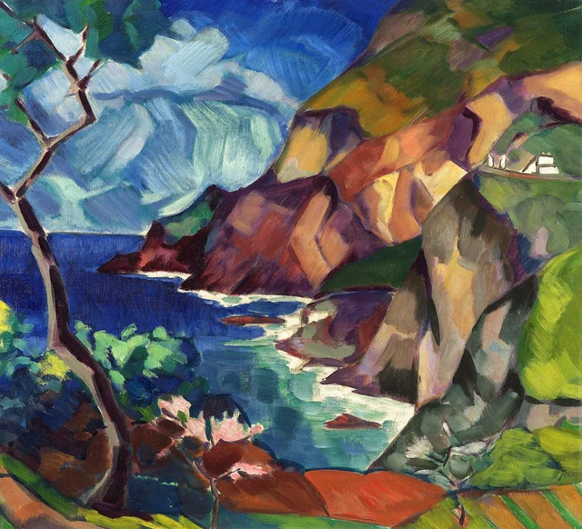 Paisaje de Capri, Konrad Mägi