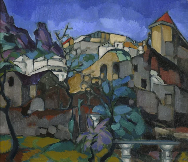 Paisaje de Capri, Konrad Mägi
