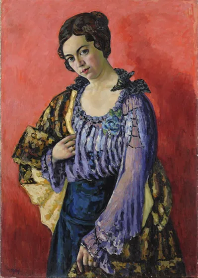 Daami portree — Konrad Mägi