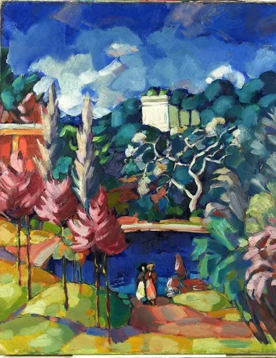 Itaalia maastik — Konrad Mägi