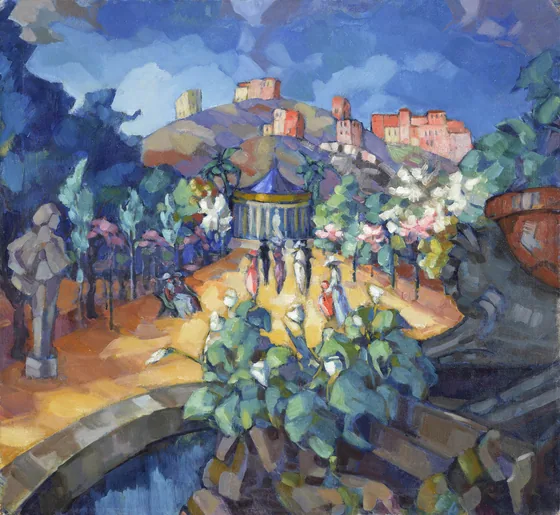 Itaalia maastik. Rooma — Konrad Mägi