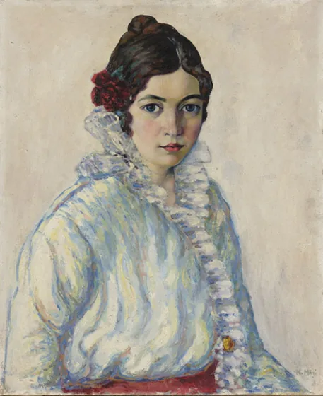 Klaara Holsti portree — Konrad Mägi