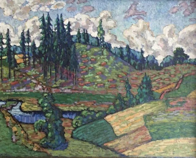 Paisaje del sur de Estonia (Paisaje de Otepää)
