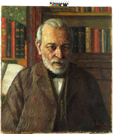 Luuletaja Friedrich Kuhlbarsi portree — Konrad Mägi