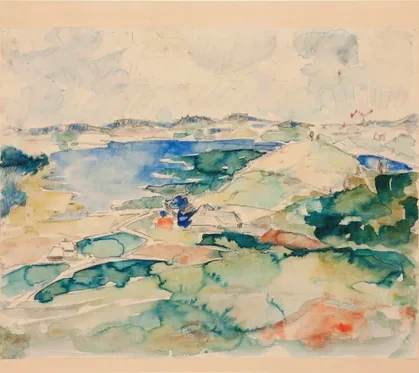 Maastikuetüüd — Konrad Mägi