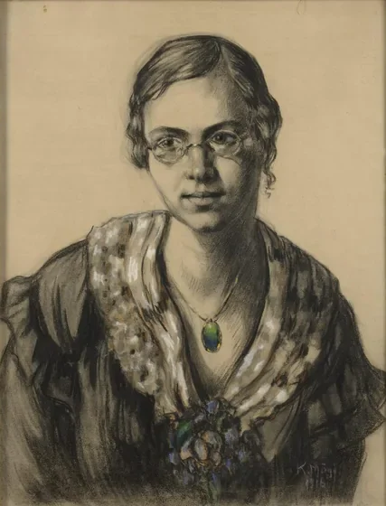 Marie Reisiku portree — Konrad Mägi
