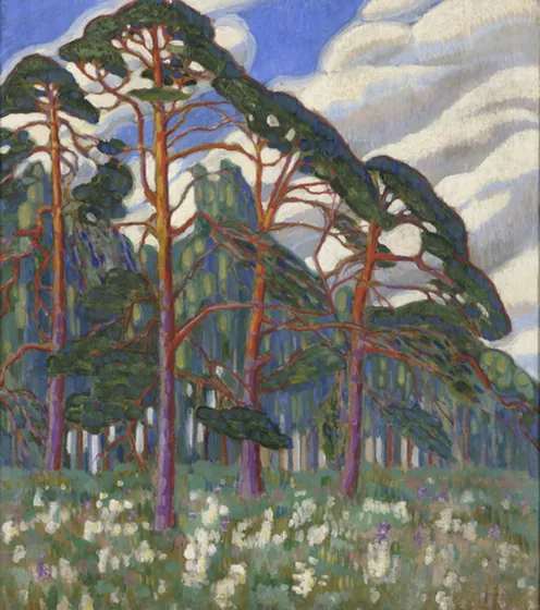 Metsamotiiv — Konrad Mägi