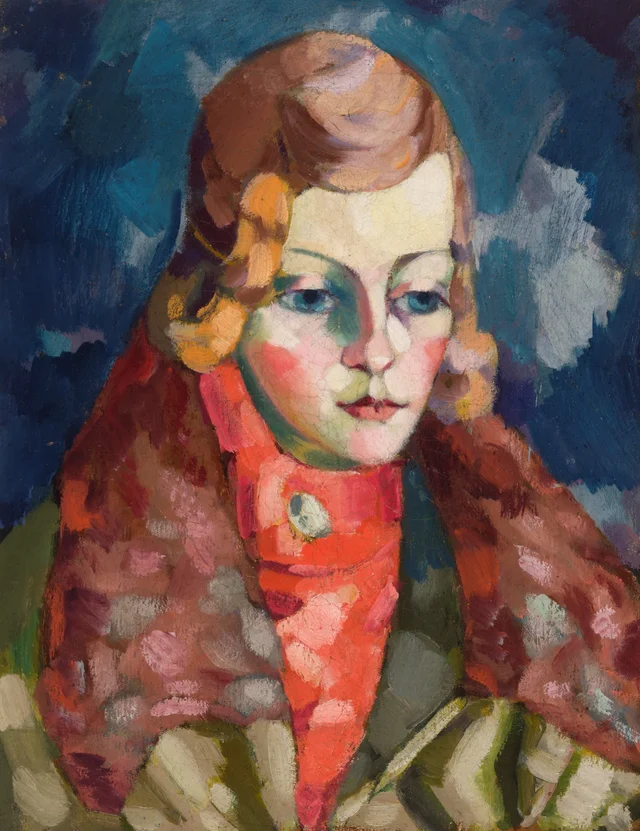 Retrato de mujer, Konrad Mägi