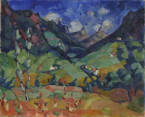 Obersdorfi motiiv — Konrad Mägi