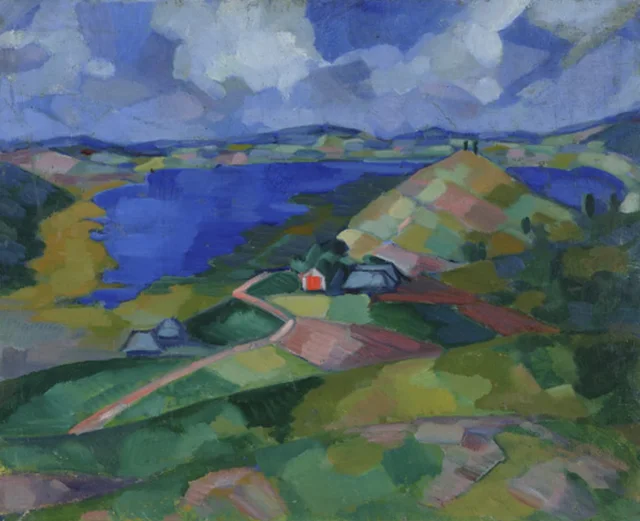 Paisaje de Saadjärv II, Konrad Mägi