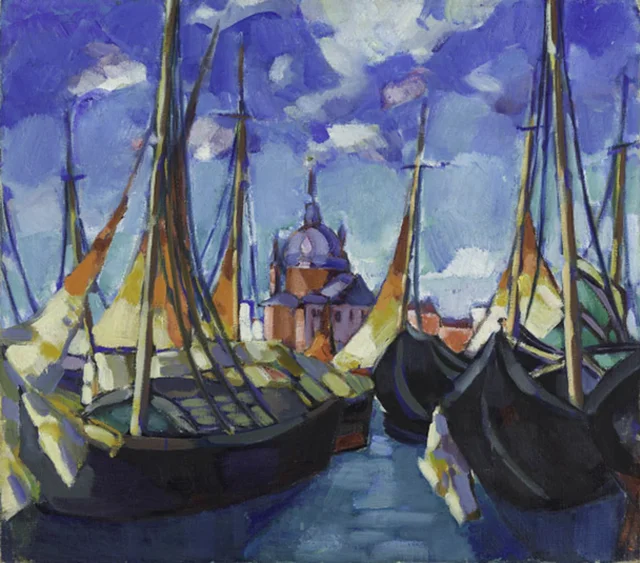 Venecia (Barcos en Venecia), Konrad Mägi