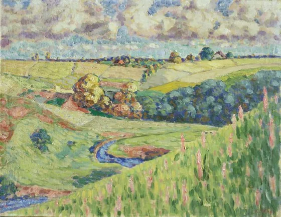 Viljandi maastik (Kasaritsa maastik) — Konrad Mägi