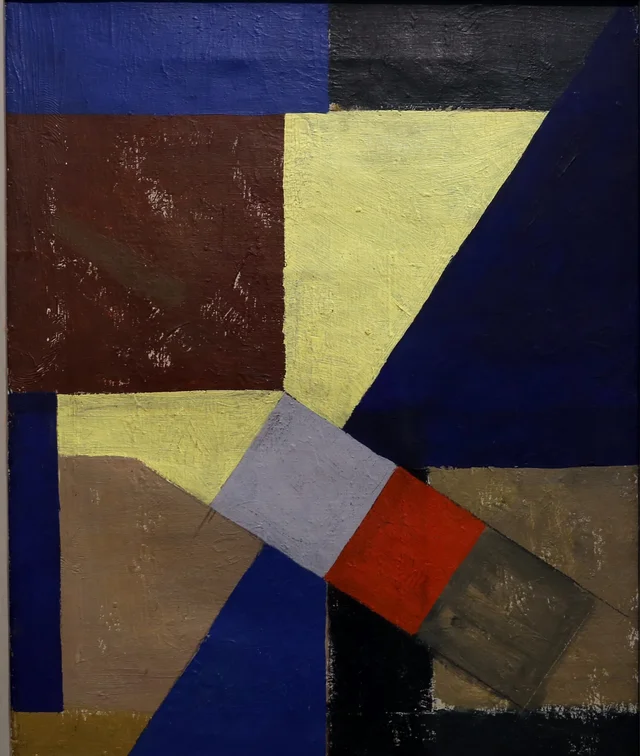 Composição abstrata, Kurt Schwitters